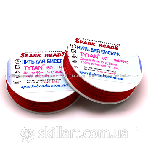 Нитки для бисера Tytan 60 Spark Beads (60м), 69510